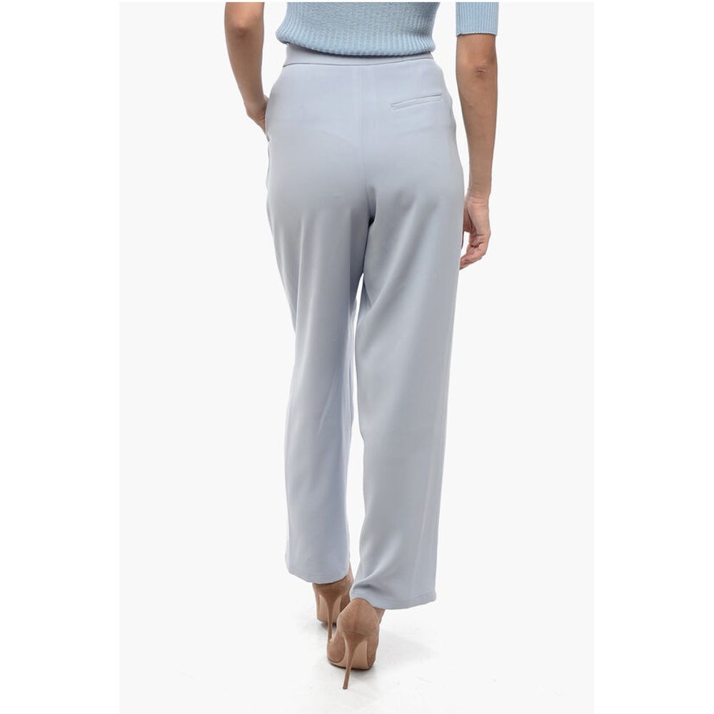 Armani EMPORIO Relaxed-Fit Pants with Dreapped Detailing