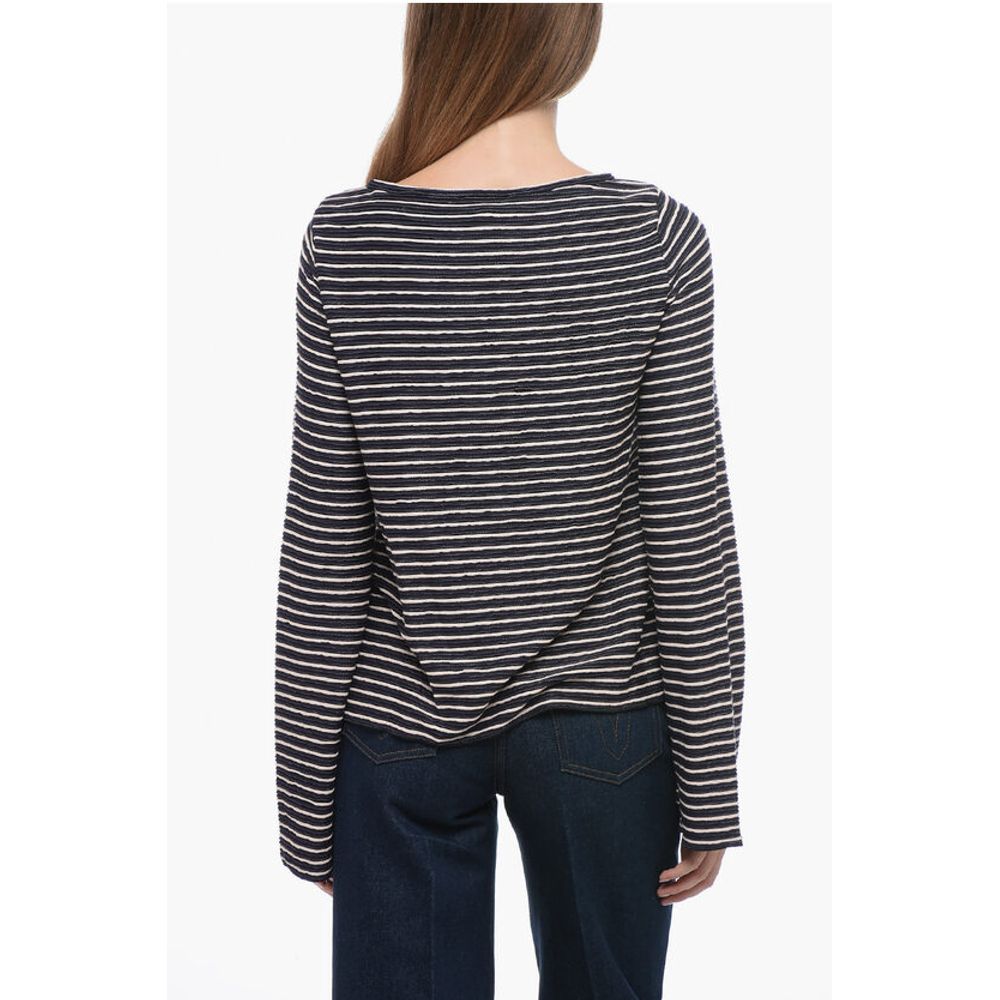 Armani EMPORIO Crew Neck Striped Sweater
