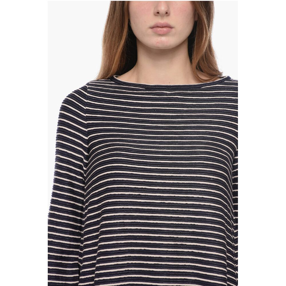 Armani EMPORIO Crew Neck Striped Sweater