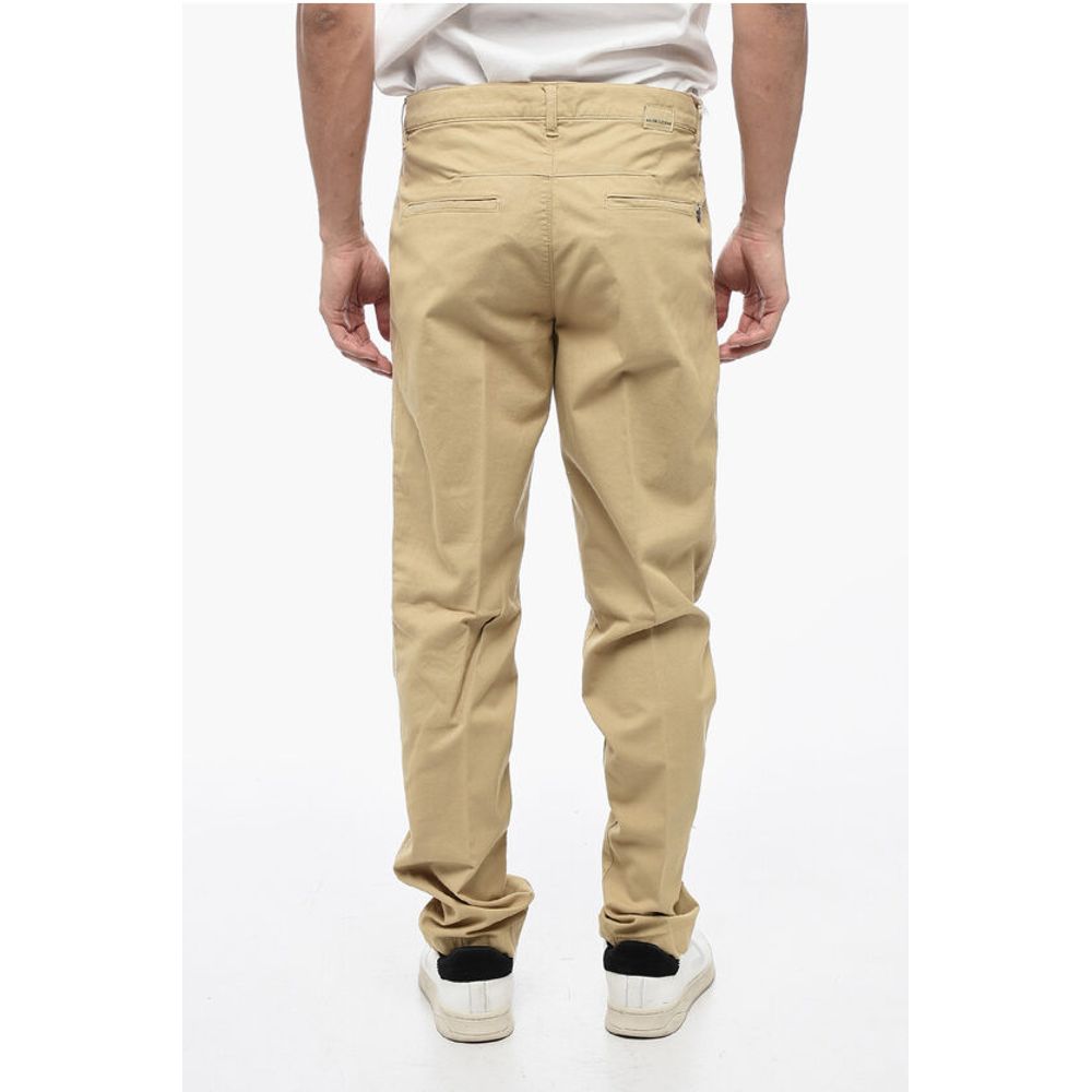 Maison Clochard Cotton Chino Pants with Logo