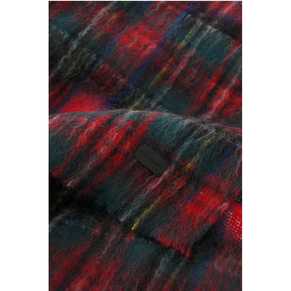 Saint Laurent Multicolor Mohair Blend Scarf
