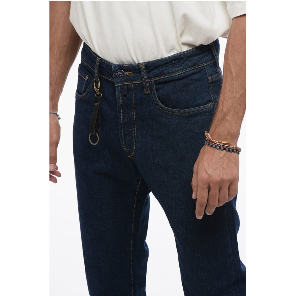 Incotex Mid-Waist Regular Fit Jeans 18cm