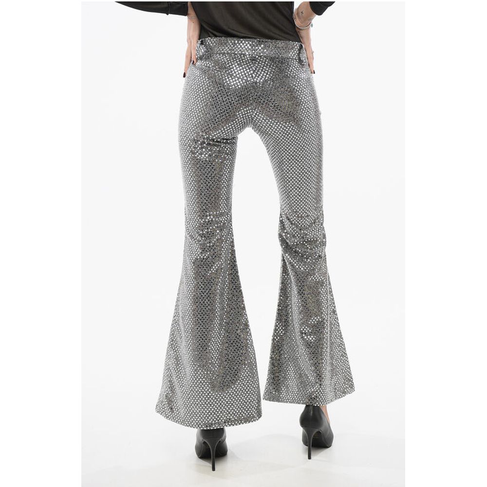 ERL Sequined Boot Cut Pants