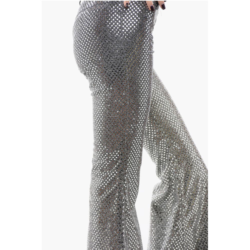 ERL Sequined Boot Cut Pants