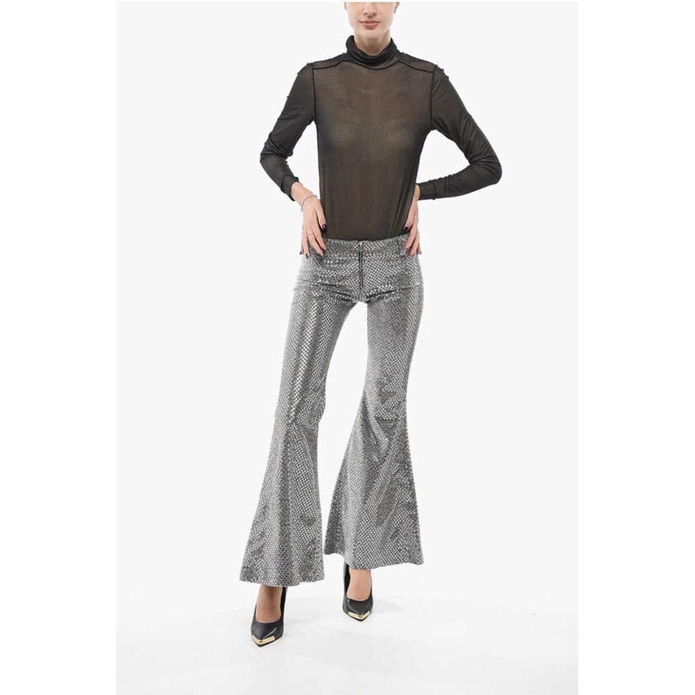 ERL Sequined Boot Cut Pants