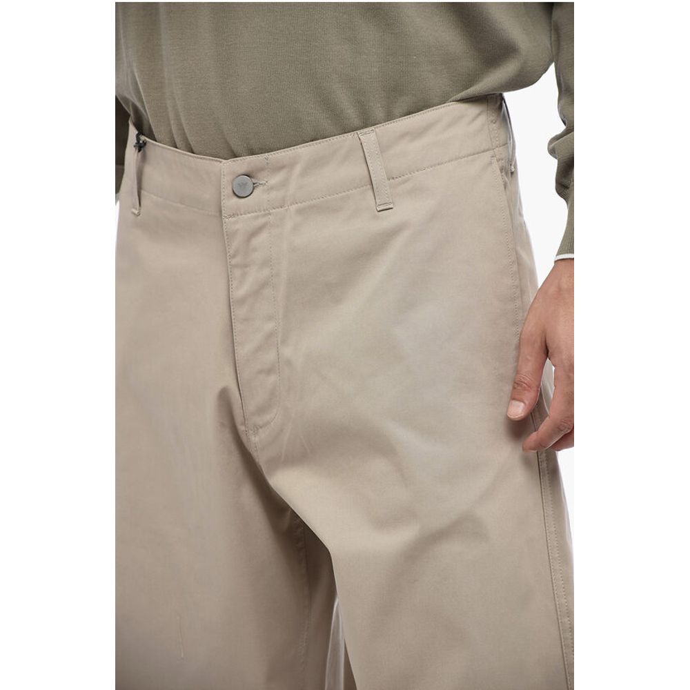 Armani EMPORIO Stretchy Cotton Wide-Leg Pants