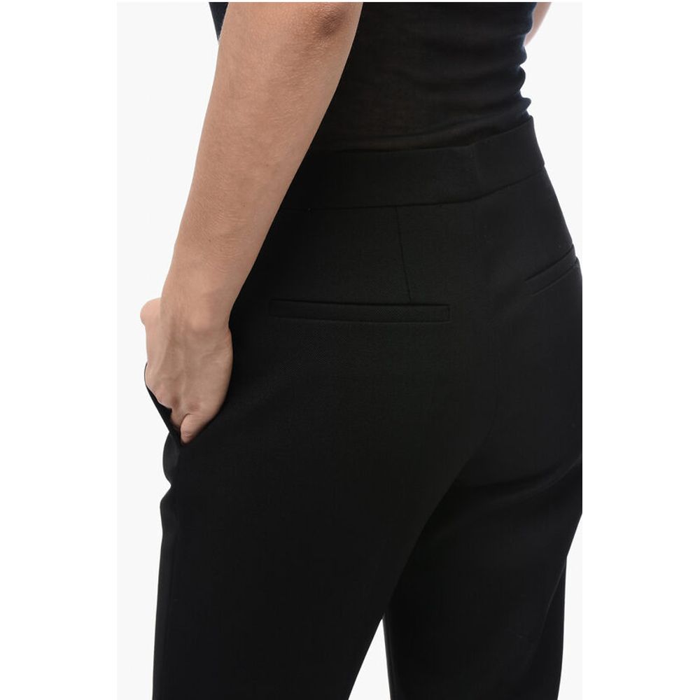 Jil Sander Serge Wool Cropped PantsPantaloni Crop in Lana Serge