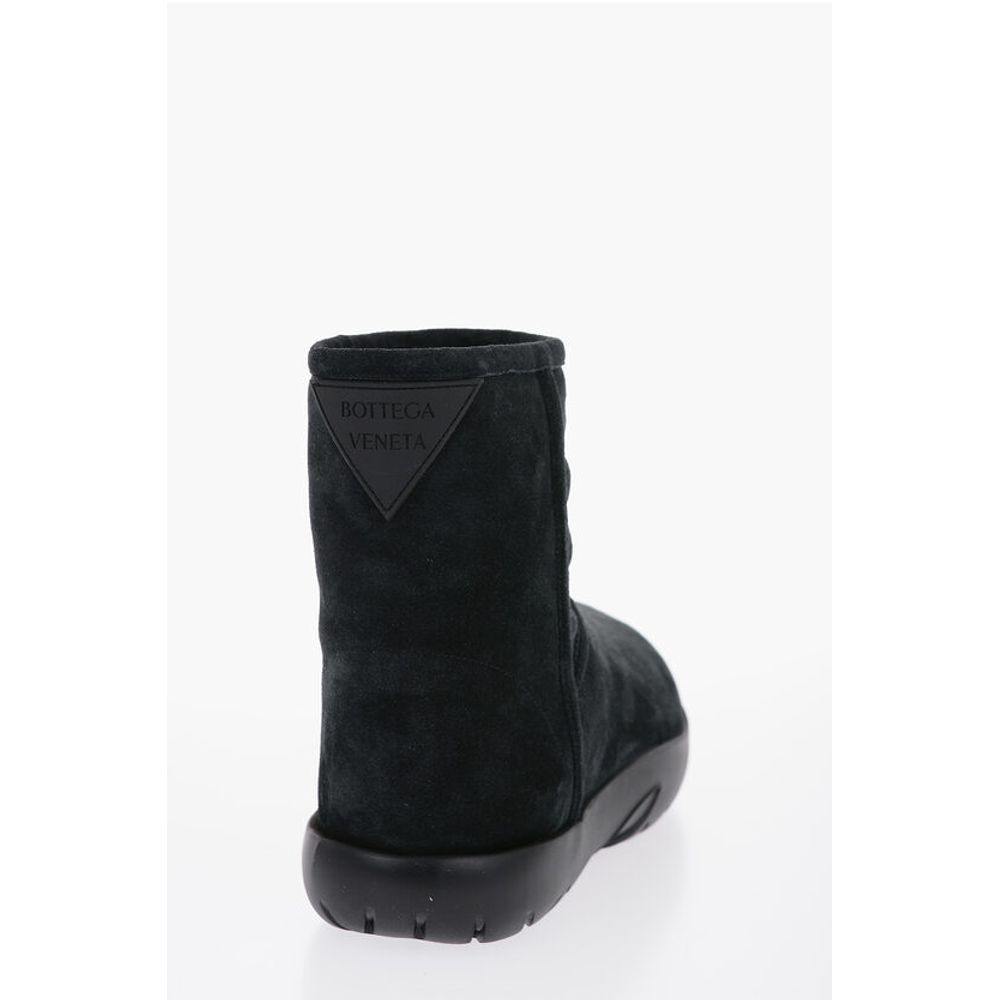 Bottega Veneta Shearling SNAP Ankle Boots with Logo Application