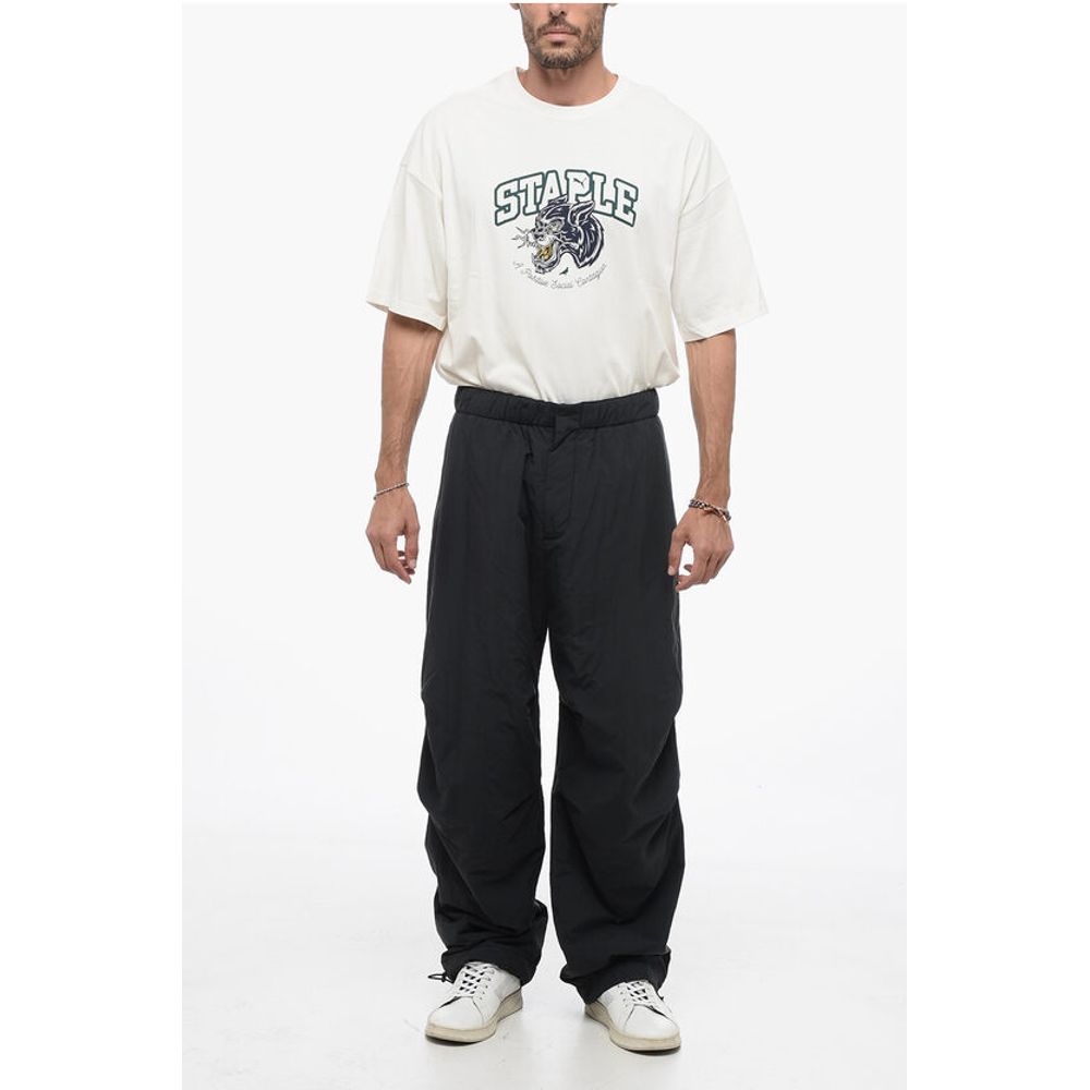 Studio Nicholson Nylon Padded Pants with Drawstring Waist