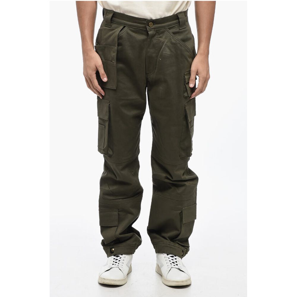 Cultura Cotton Cargo Pants with Golden Button