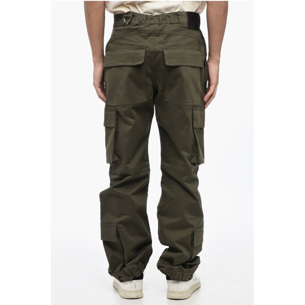 Cultura Cotton Cargo Pants with Golden Button