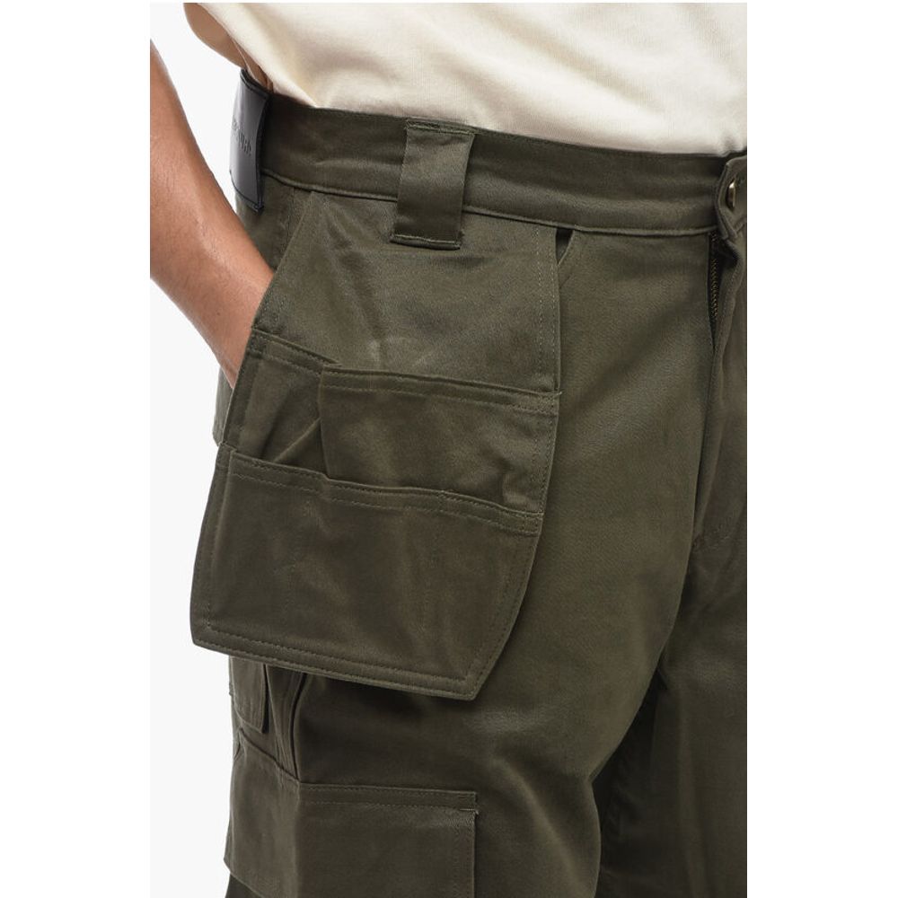 Cultura Cotton Cargo Pants with Golden Button