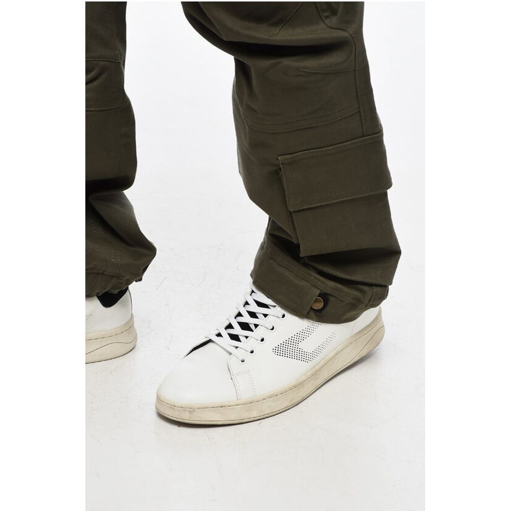 Cultura Cotton Cargo Pants with Golden Button