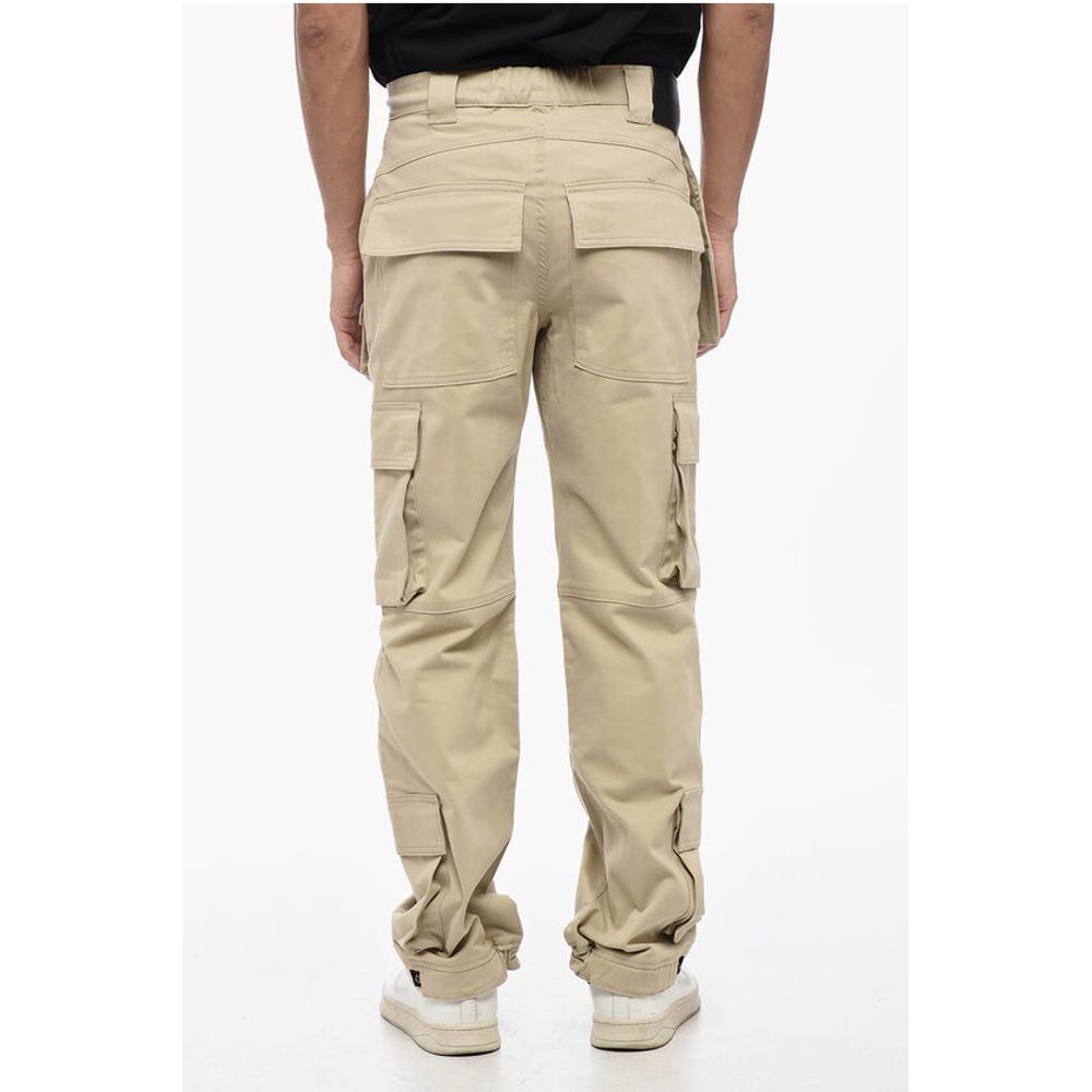 Cultura Cotton Cargo Pants with Golden Button