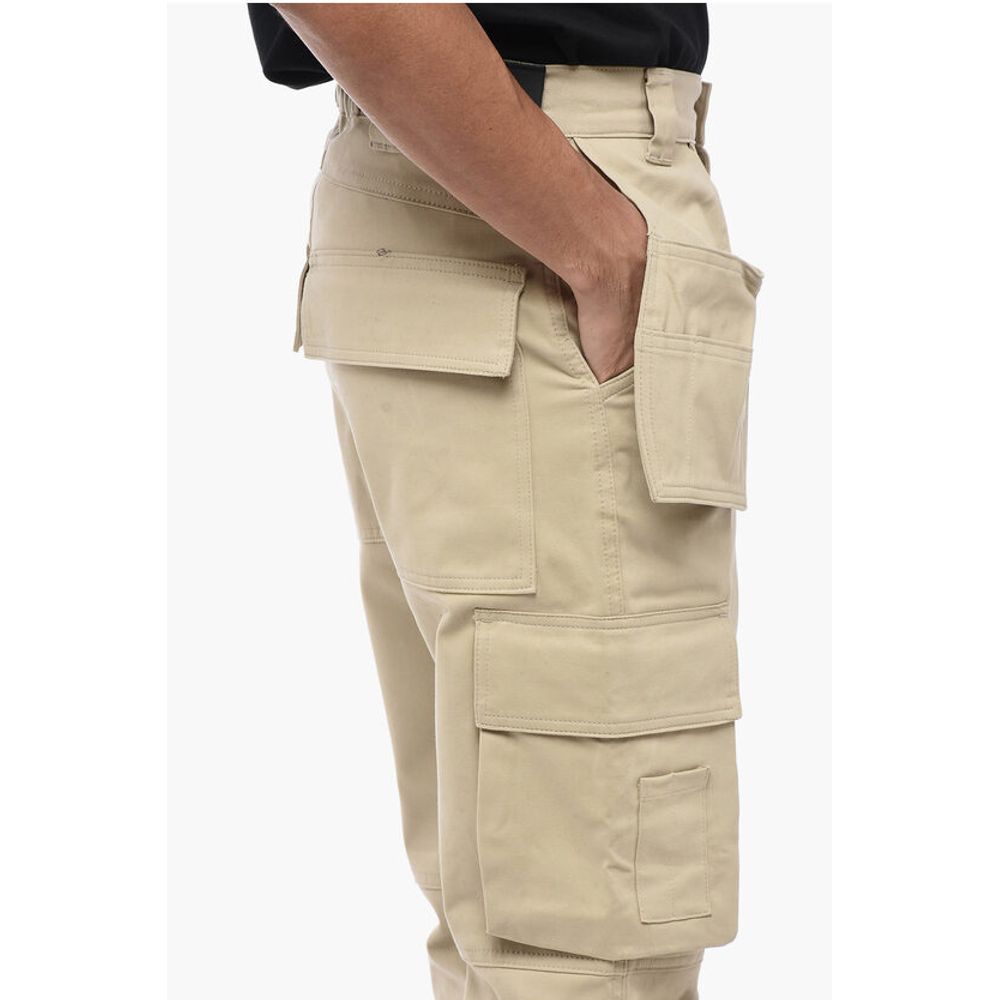 Cultura Cotton Cargo Pants with Golden Button