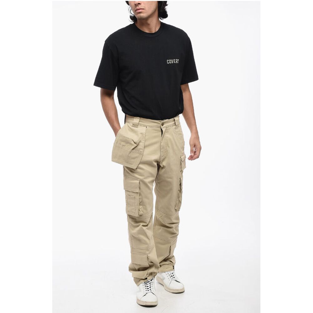 Cultura Cotton Cargo Pants with Golden Button