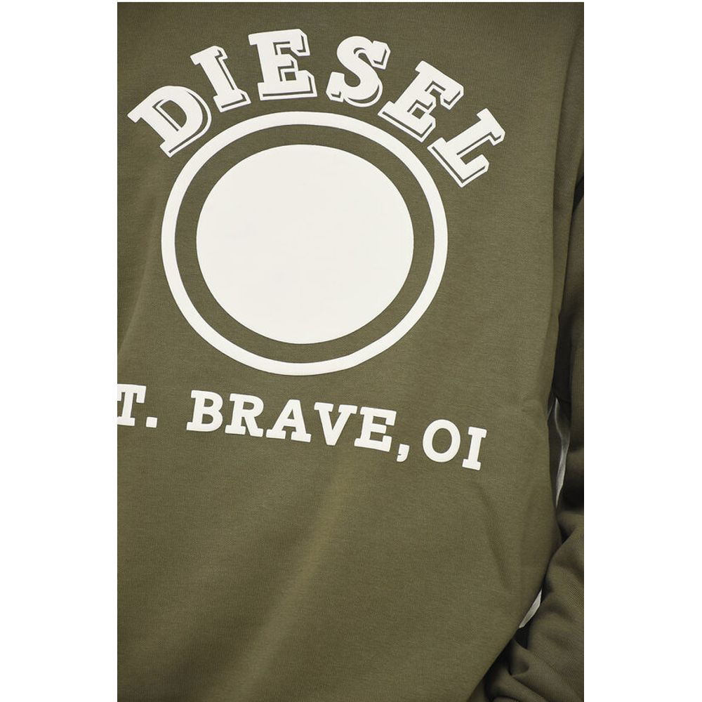 Diesel BRUSHED Cotton S-GINN-K35 Sweatshirt With Logo Print