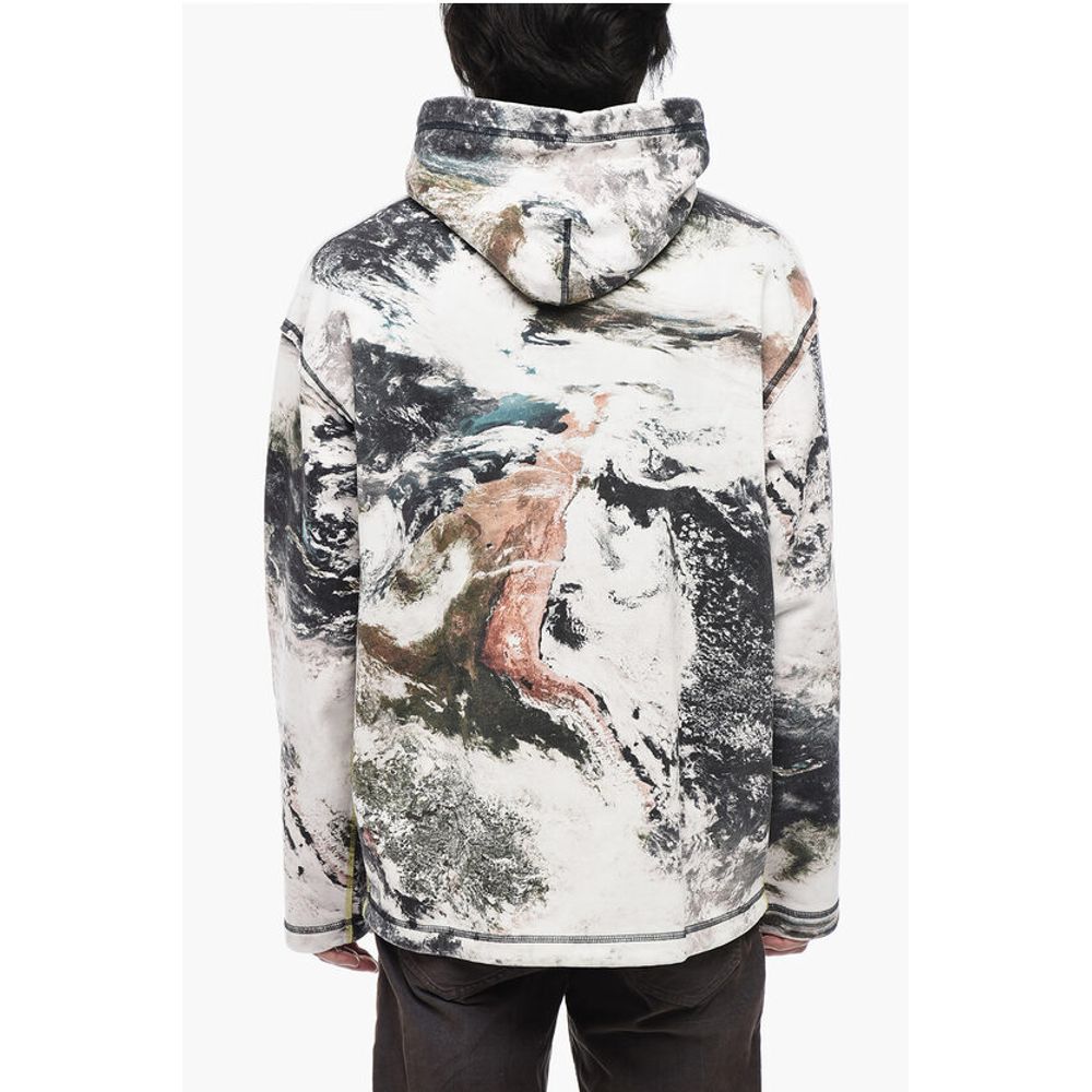 Diesel Multicolored S-PAY-HOOD.L1 Sweatshirt with Loose Fit