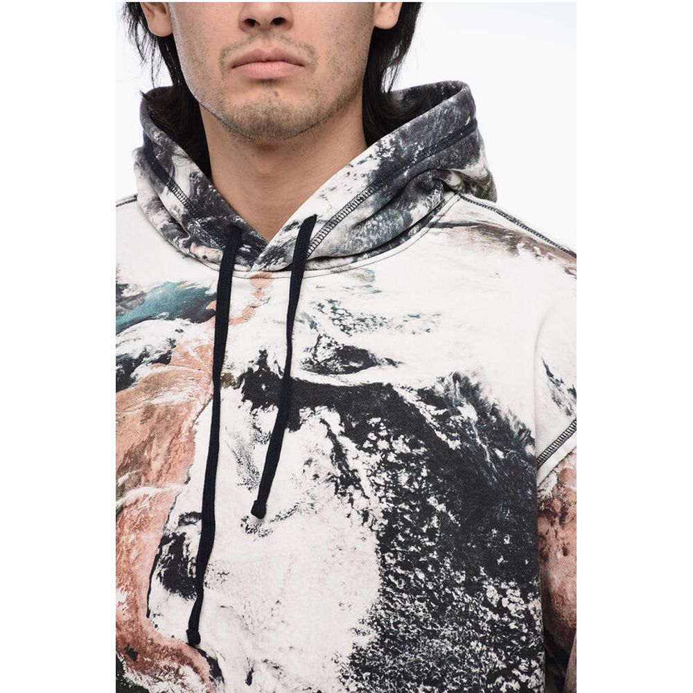 Diesel Multicolored S-PAY-HOOD.L1 Sweatshirt with Loose Fit