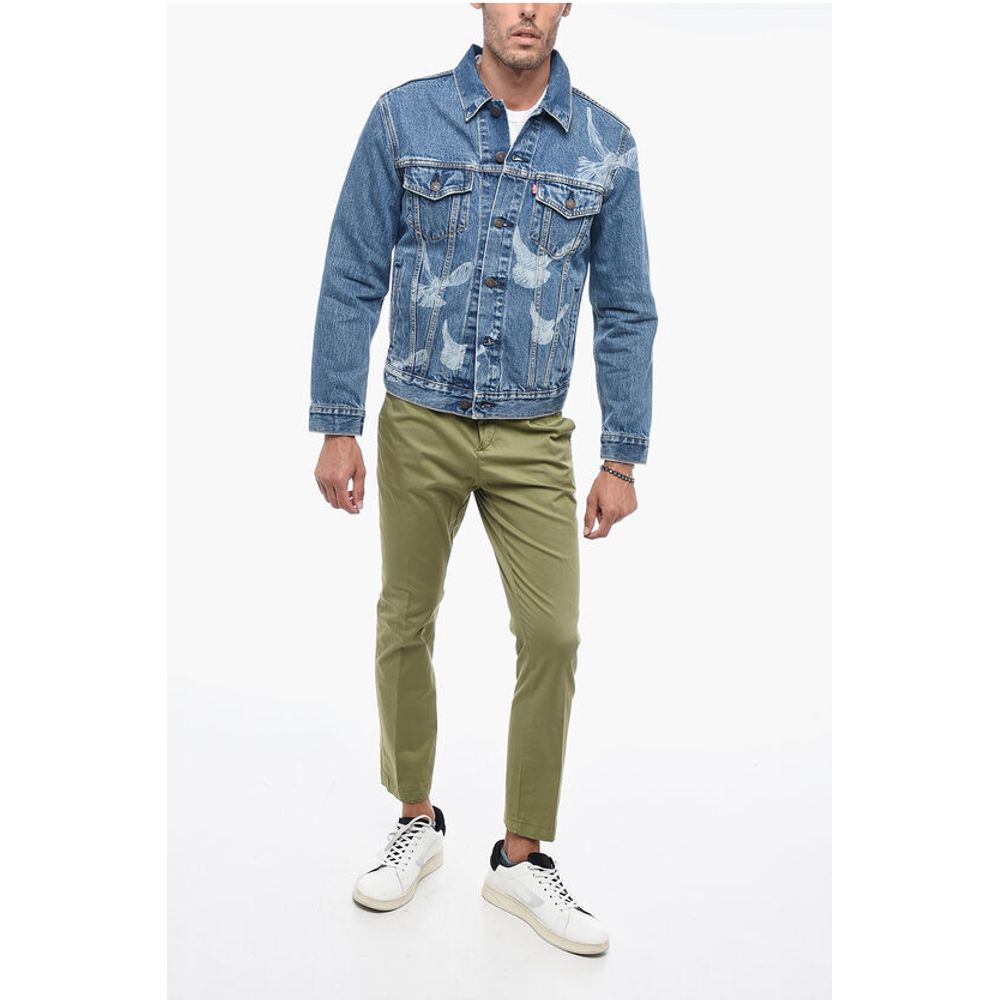 Levi's 3.PARADISE Trucker Denim Jacket with Dove Pattern