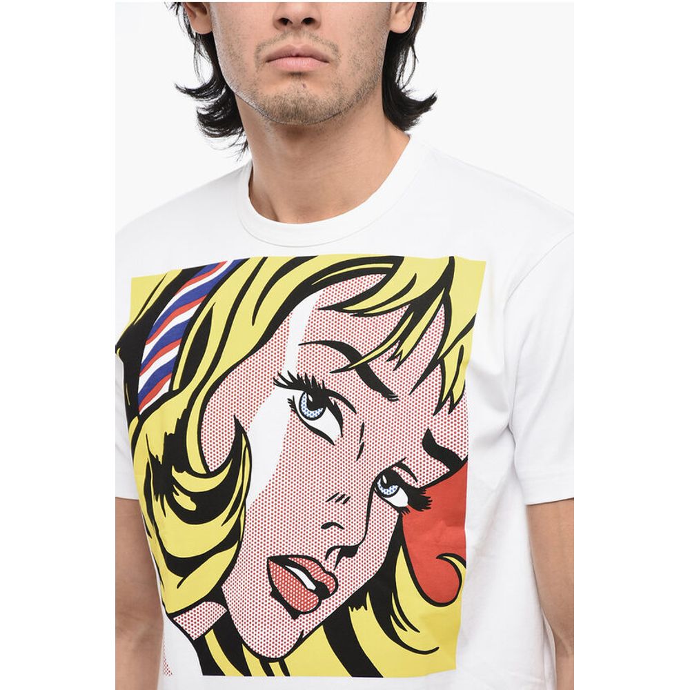 Junya Watanabe Crewneck T-Shirt with Pop Art Print
