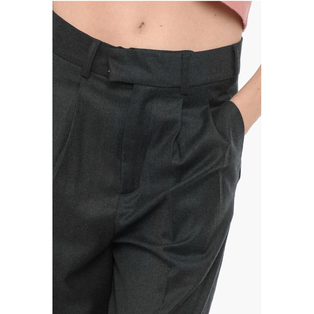 Eudon Choi Double-Pleat Wool and Cashmere Pants