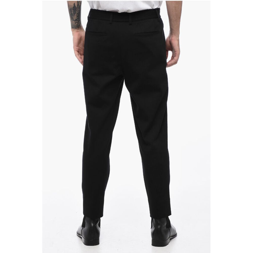 Corneliani CC COLLECTION Single-pleated Jersey Pants