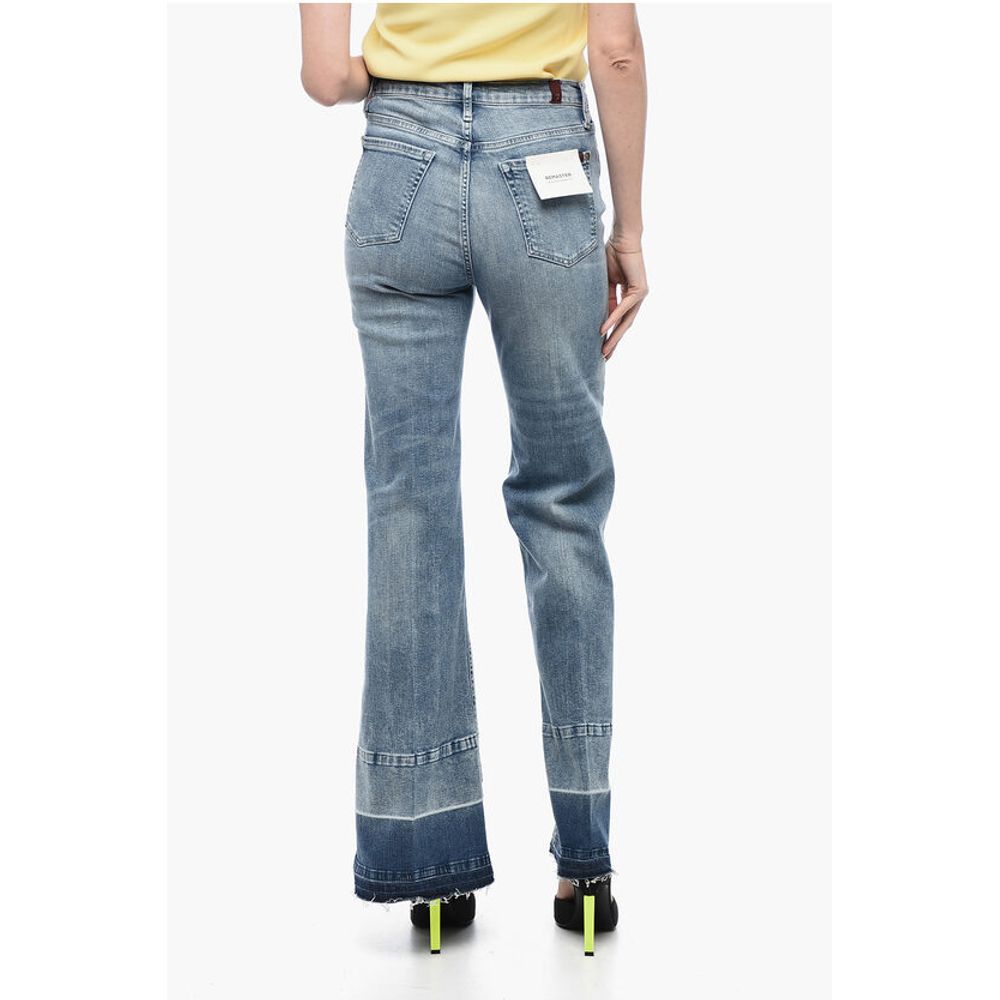 Seven High-Waisted Denims with Two-Toned Detail