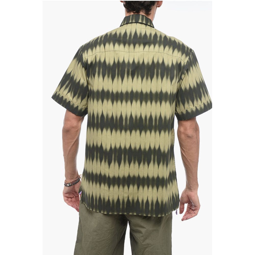 A.P.C. Tie-Dye Print Short Sleeved Shirt
