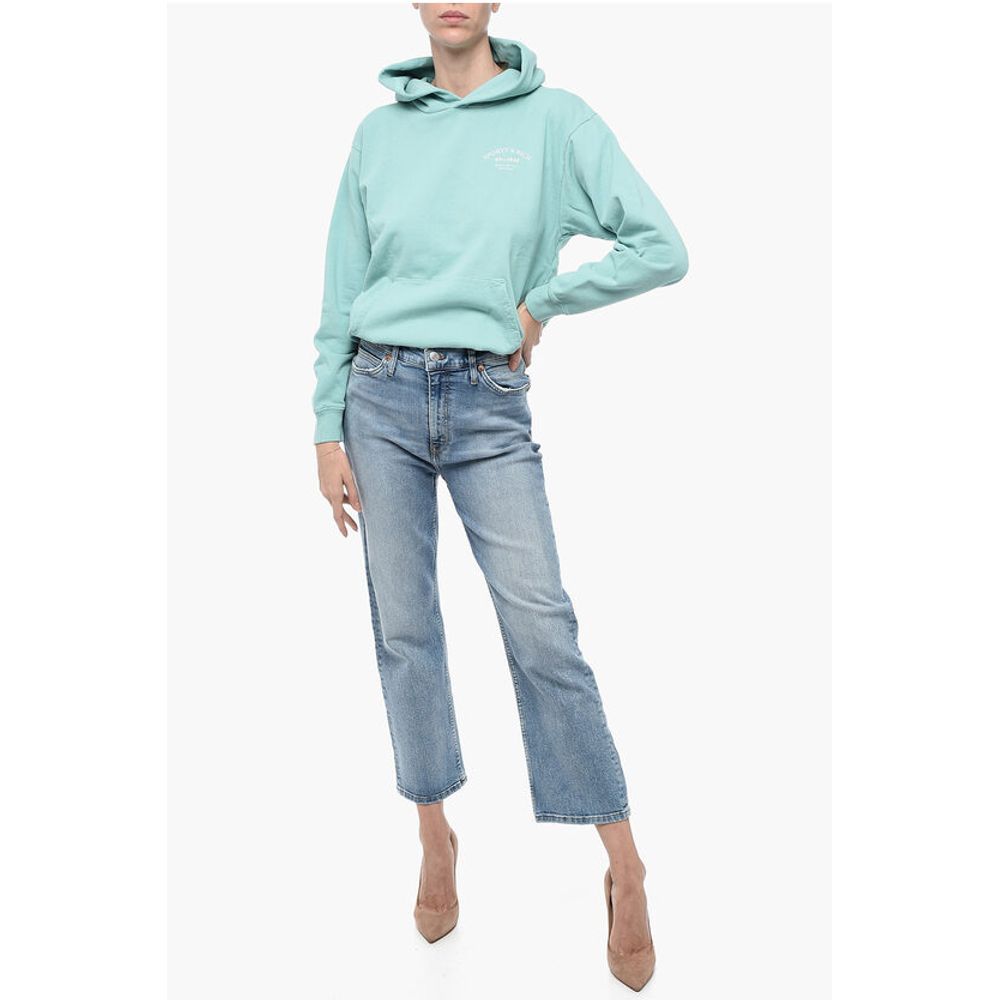 RE/DONE Light-Washed Crop Denims 22cm
