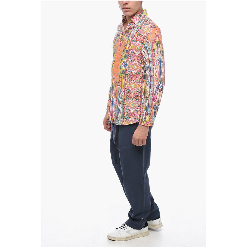 Etro Paisley Print Linen Shirt