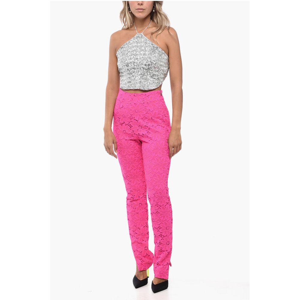 Rotate Sangallo Lace High-Waisted Pants