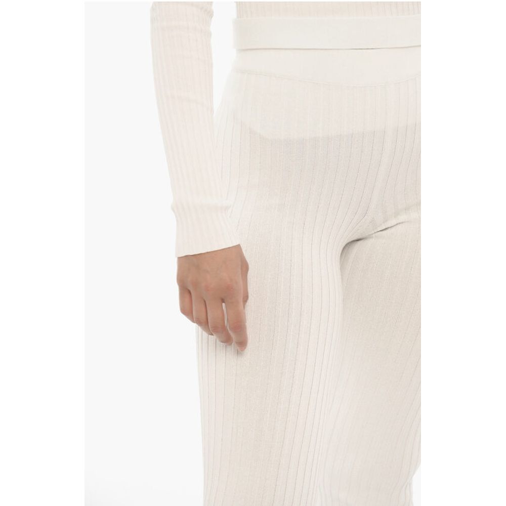 Ribbed Boot Cut Pants