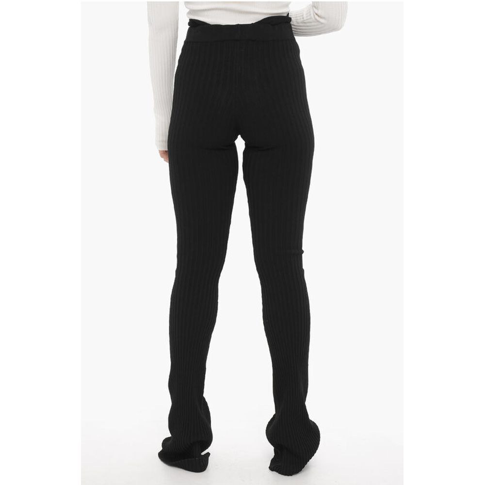 Ribbed Boot Cut Pants