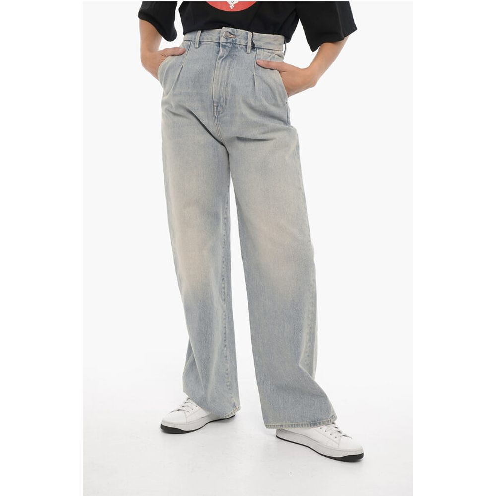Loulou Studio Wide Leg Single-Pleat Jeans 26cm