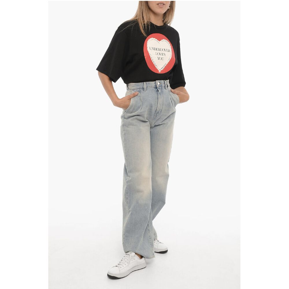 Loulou Studio Wide Leg Single-Pleat Jeans 26cm