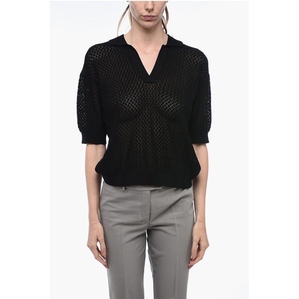 The Garment Openwork TANZANIA Polo with Cuffs