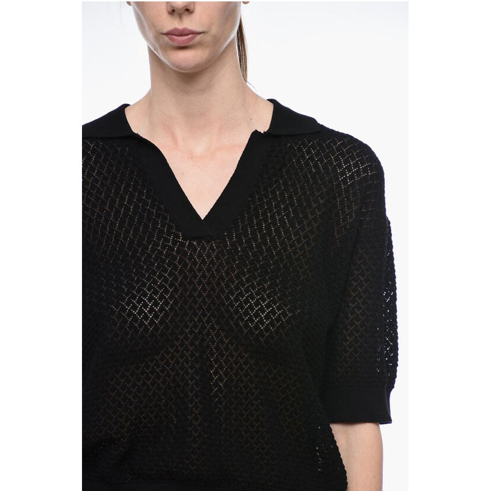 The Garment Openwork TANZANIA Polo with Cuffs