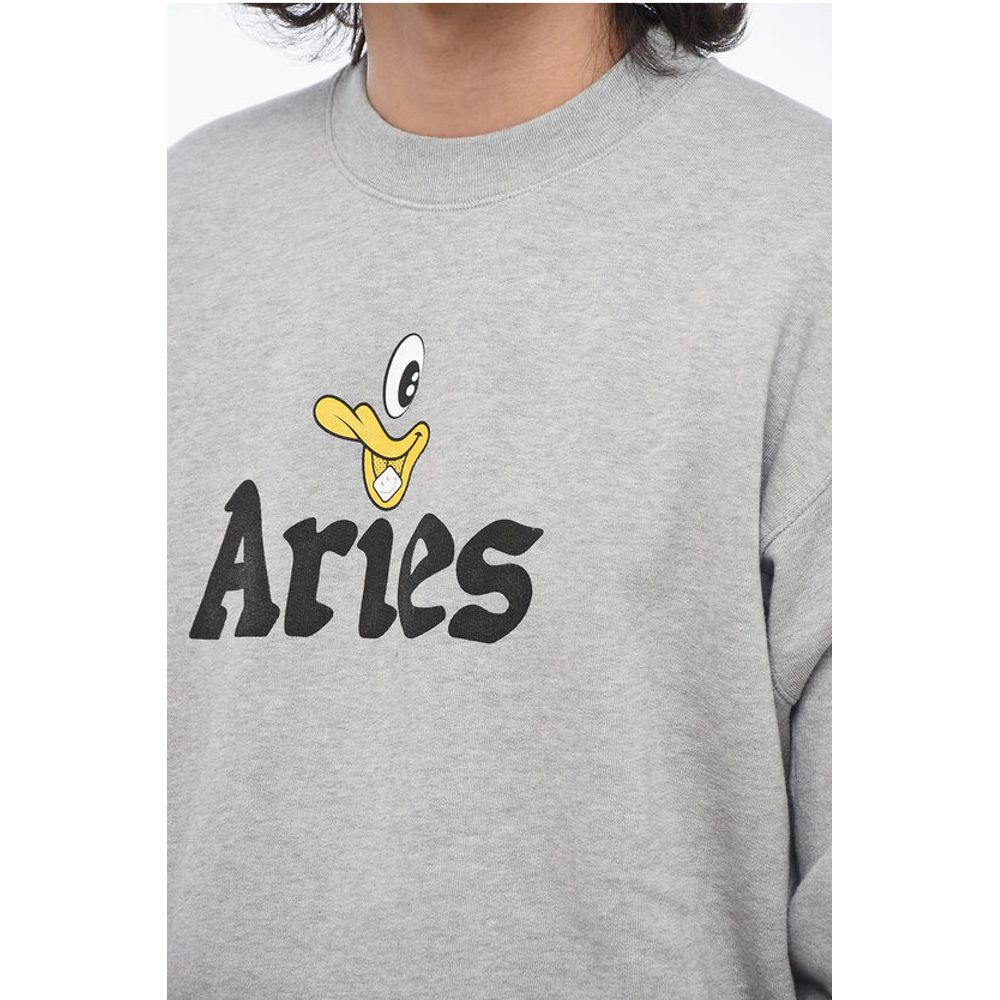 Aries Printed DUCK Crewneck Sweater