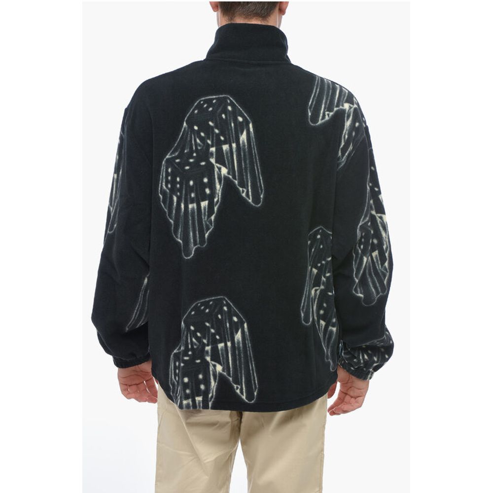 Awake New York Quarter Zipper Sweatshirt with All-Over Print