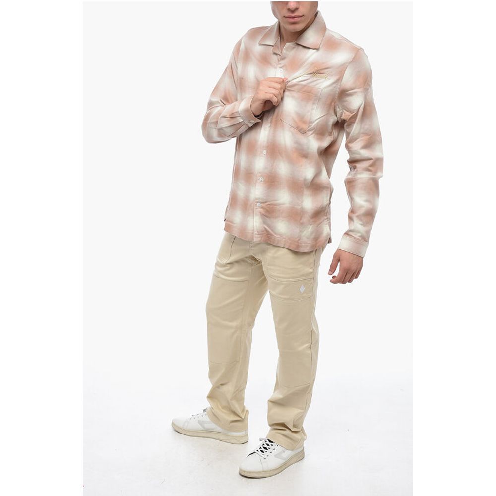 Rhude Embroidered Logo Check Shirt