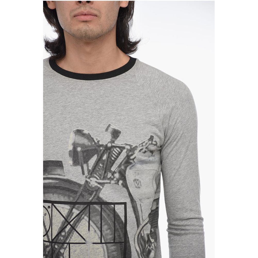 Corneliani TREND Printed Long Sleeved T-shirt