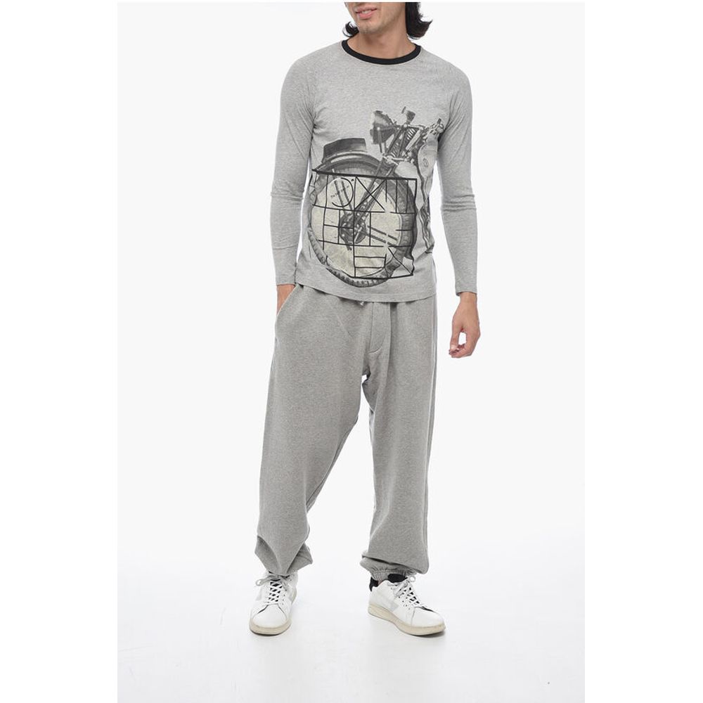 Corneliani TREND Printed Long Sleeved T-shirt