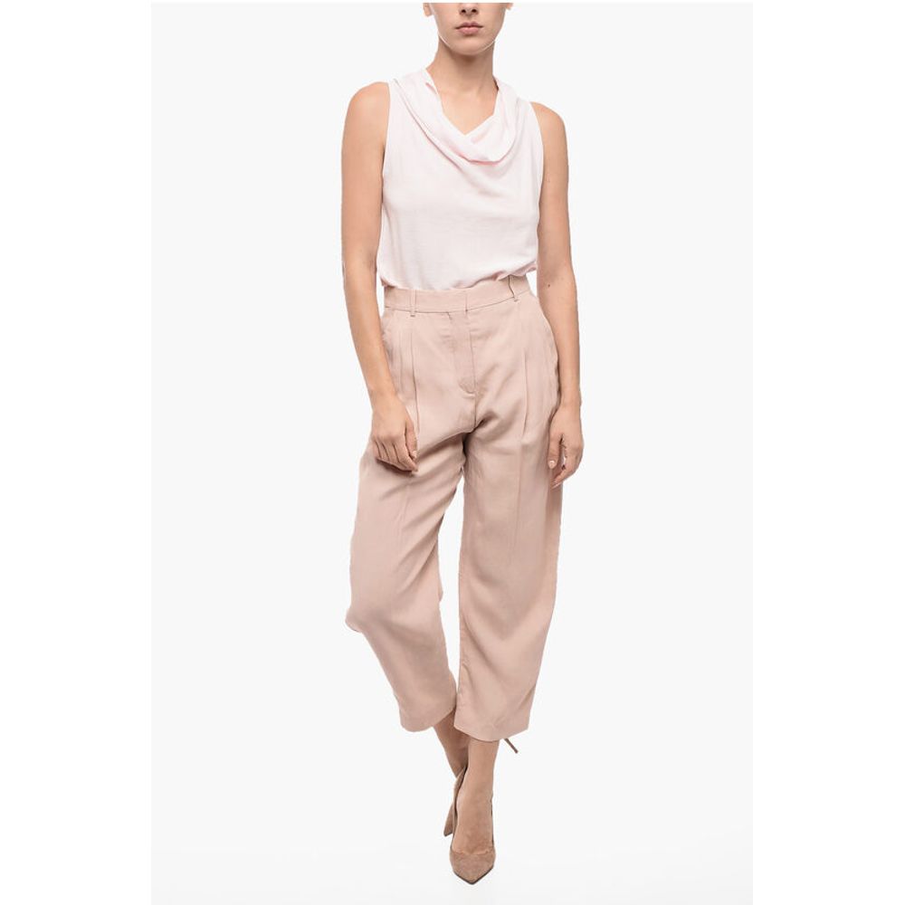 Stella McCartney Flax Blend Balloon Fit Pants
