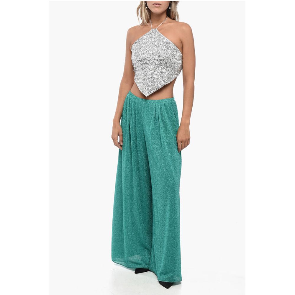 Oséree Lurex LUMIERE Palazzo Pants