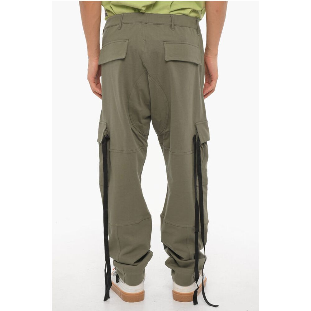 Marcelo Burlon Cotton Twill Cargo Pants