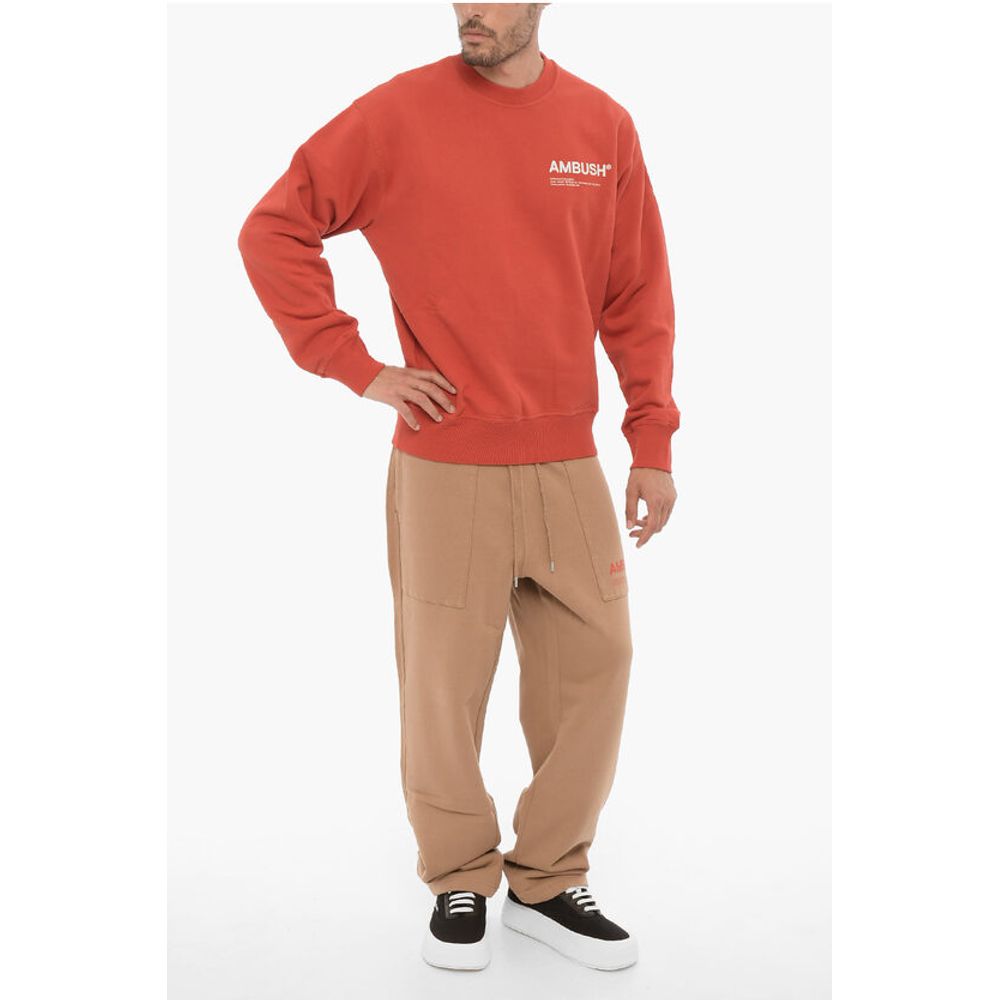 Ambush Fleeced Cotton WORKSHOP Crew-neck Sweatshirt
