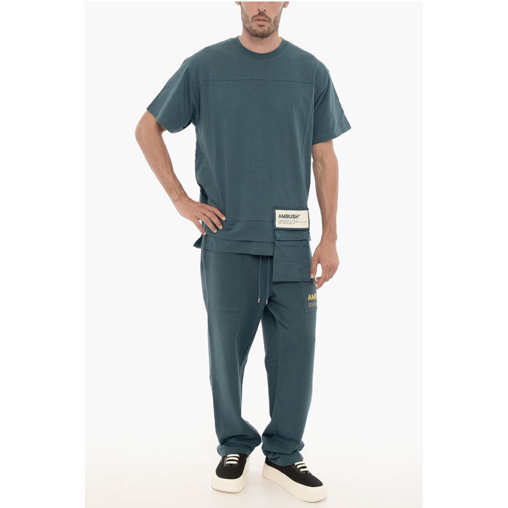 Ambush Solid Color Crew-Neck T-shirt with Pocket
