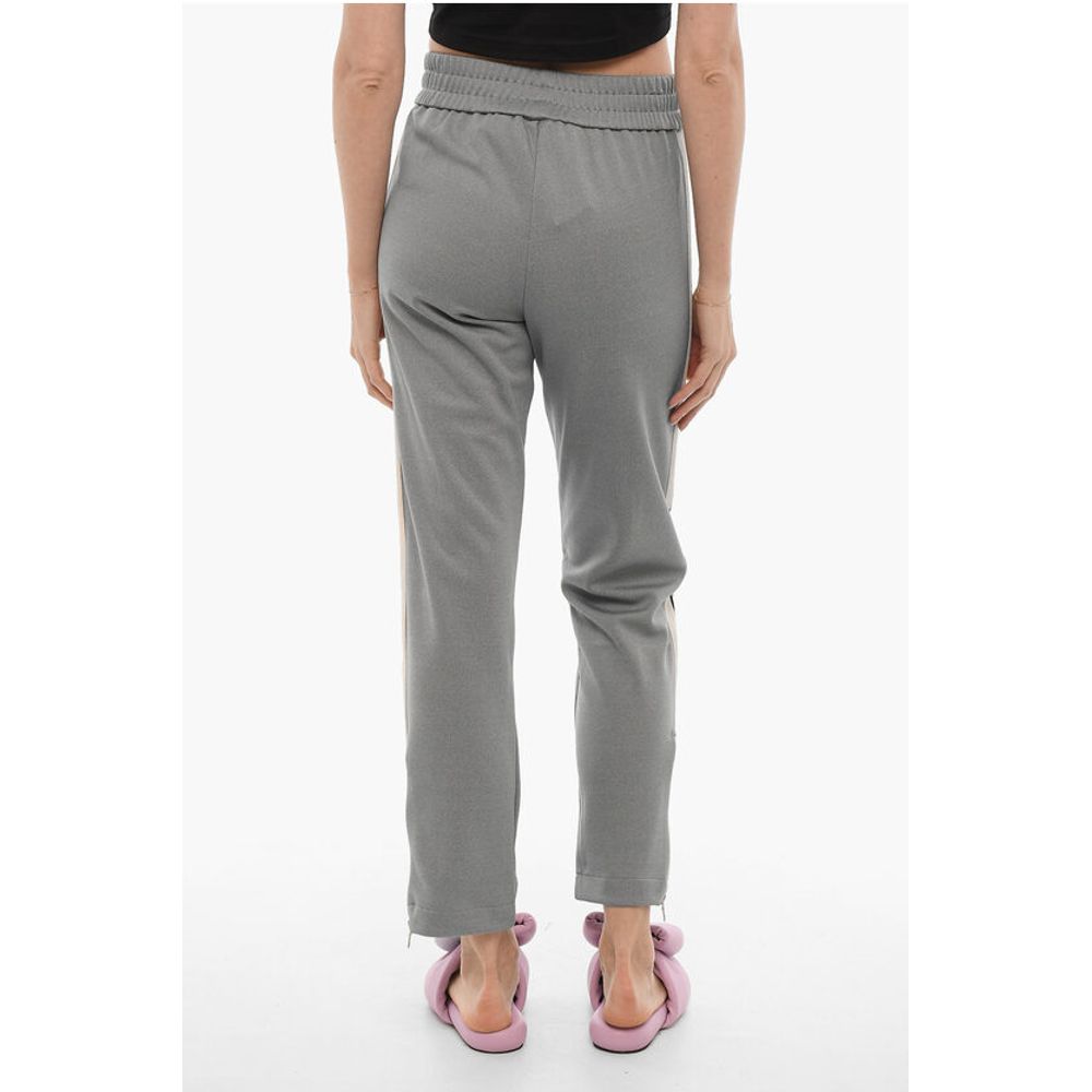 Palm Angels High-Waisted Joggers with Ankle Zip