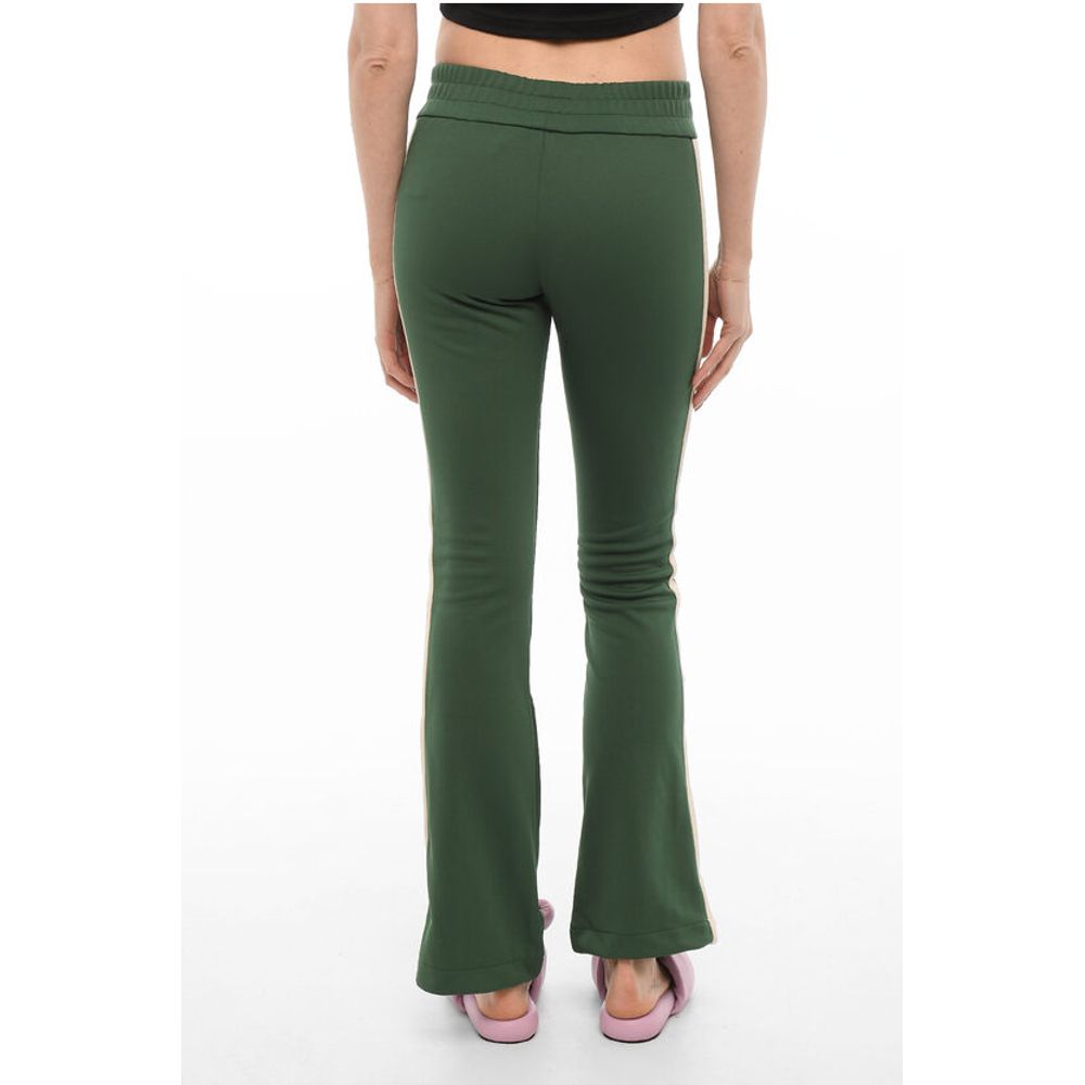 Palm Angels Flared Joggers with Contrasting Side Band